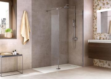 Roca AQUOS STONEX Duschtasse – Extra Flach, Weiß, 1400 X 800 X 31 Mm, Strukturierte Oberfläche